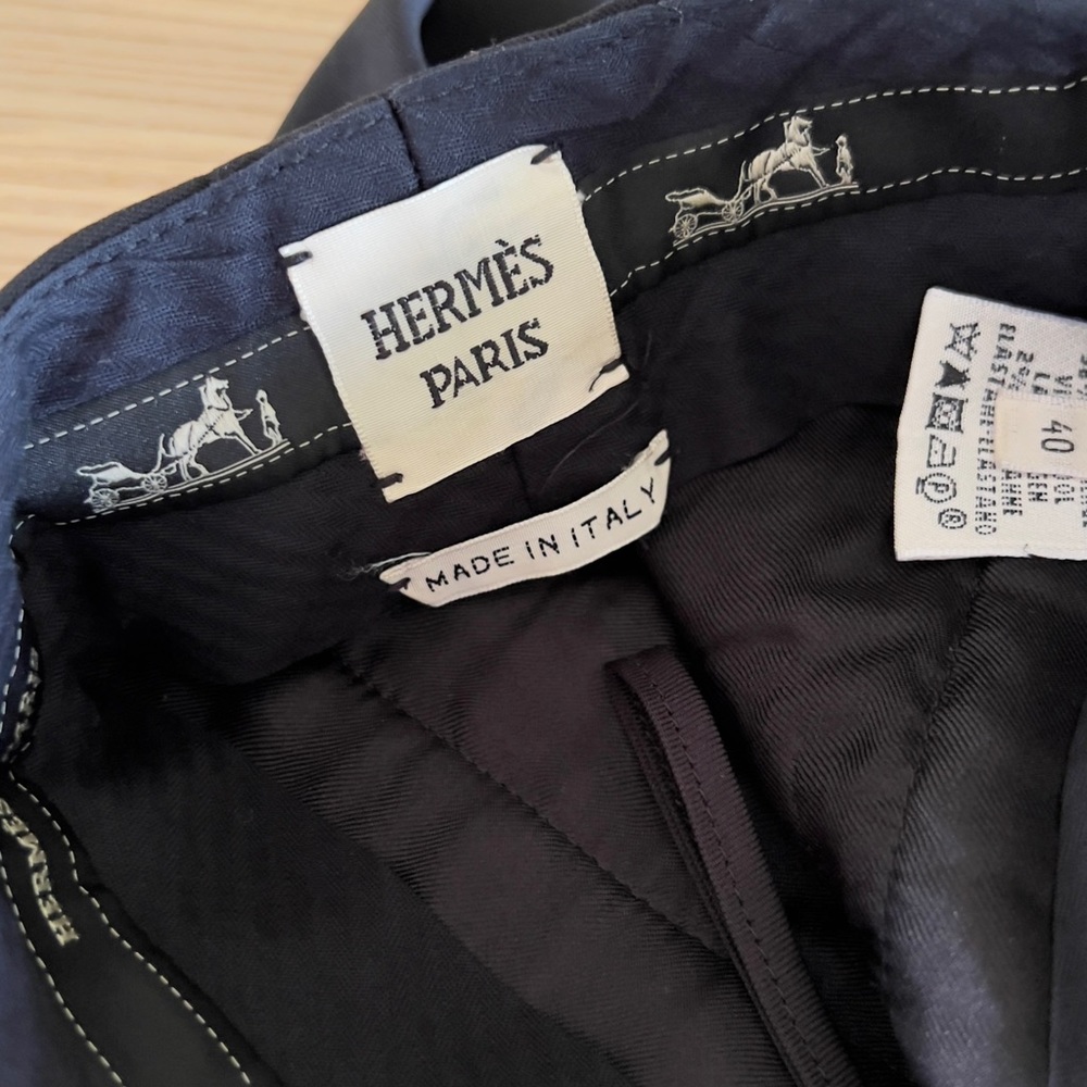 Hermes Classic wool pants